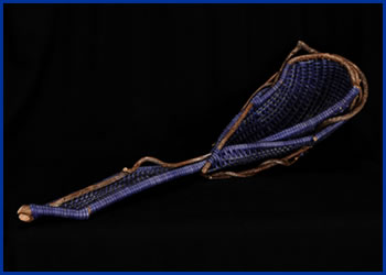 The bowl Ladle by master weaver Tina Puckett